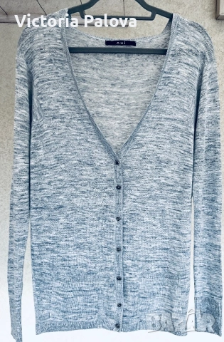 Луксозна жилетка OUI от ленен бленд, снимка 5 - Жилетки - 53169722