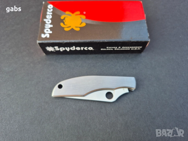 Сгъваем джобен нож Spyderco Grasshopper C138, снимка 6 - Ножове - 52851422