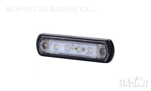 ЛЕД LED габарит с 4 диода ЧЕРВЕНИ 12V/24V , Полша , снимка 3 - Аксесоари и консумативи - 35311200