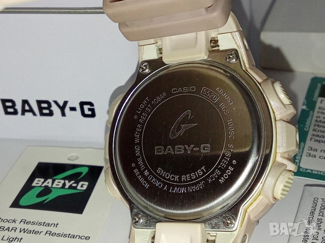 Casio Baby-G BGS-100SC японски спортен водоустойчив часовник с крачкомер Step Tracker , снимка 2 - Водоустойчиви - 54111215