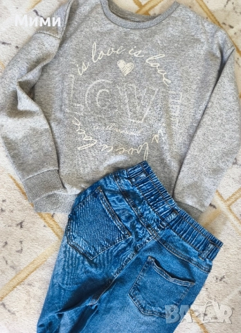 Детски дънки и блуза за момиче!, снимка 3 - Детски комплекти - 51632807