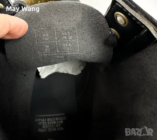 Унисекс високи обувк Dr. Martens Vegan 1460, 44 EU, Черен, Като нови, снимка 8 - Мъжки боти - 48029965