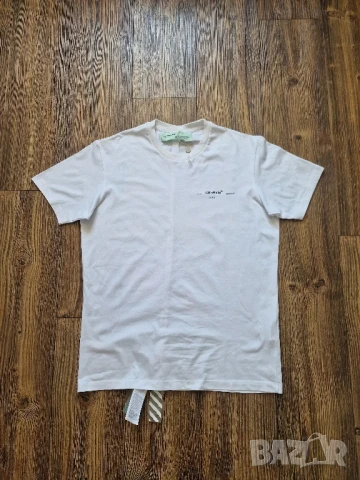 Страхотна мъжка тениска OFF WHITE  размер L / XL,нова с етикет