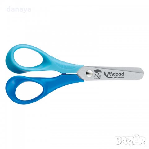 1568 Ученическа ножичка за лява ръка Maped 12cm, снимка 4 - Ученически пособия, канцеларски материали - 29508473
