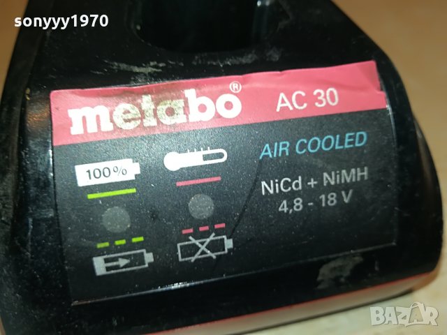 metabo ac30 battery charger-внос швеицария, снимка 16 - Винтоверти - 29794996