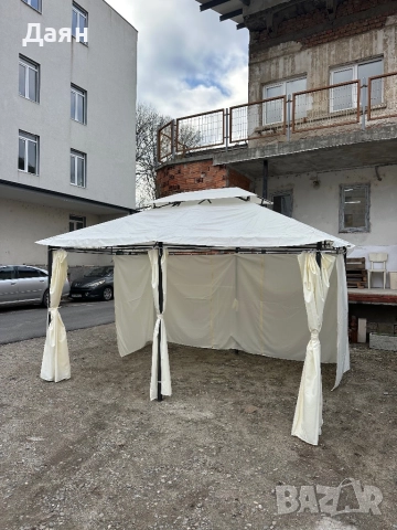 Градинска беседка, пергола, градинска шатра Outsunny , снимка 7 - Градински мебели, декорация  - 52711056