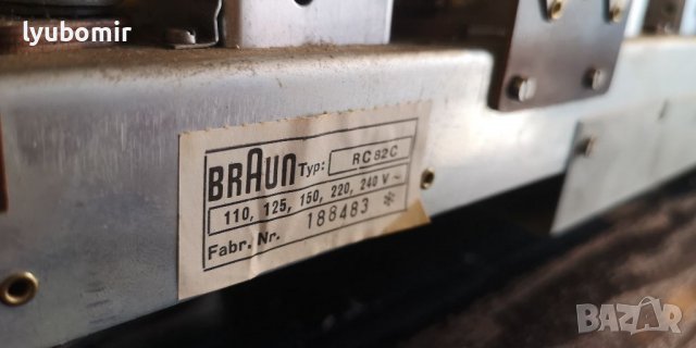 Braun лампов рисивър, снимка 12 - Ресийвъри, усилватели, смесителни пултове - 37701420