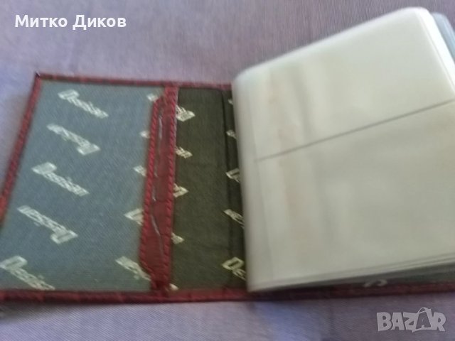 Desisan нов портфейл  визитник естествена кожа 126х113мм 40 прегради , снимка 6 - Портфейли, портмонета - 51423455
