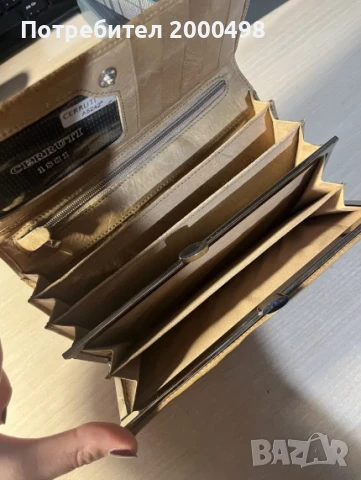 Луксозен дамски портфейл cerruti 1881, снимка 5 - Портфейли, портмонета - 50787127