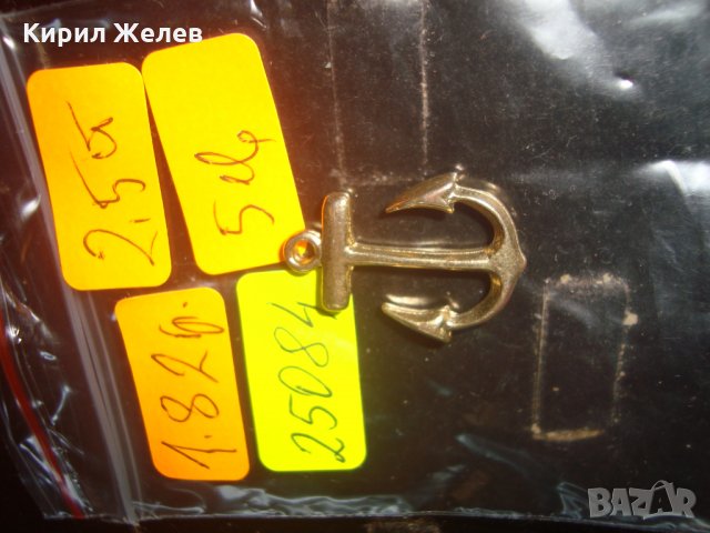 ПОЗЛАТЕНА КОТВИЧКА - АРТ ВИСУЛКА МЕДАЛЬОН 25084, снимка 3 - Колиета, медальони, синджири - 34552694