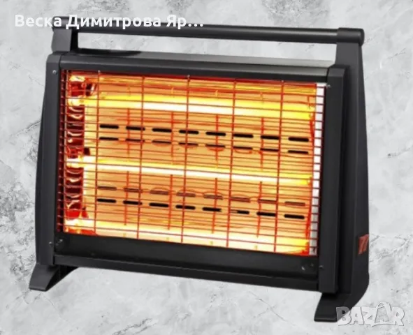 Кварцова печка, 1500W, снимка 1 - Отоплителни печки - 47297591