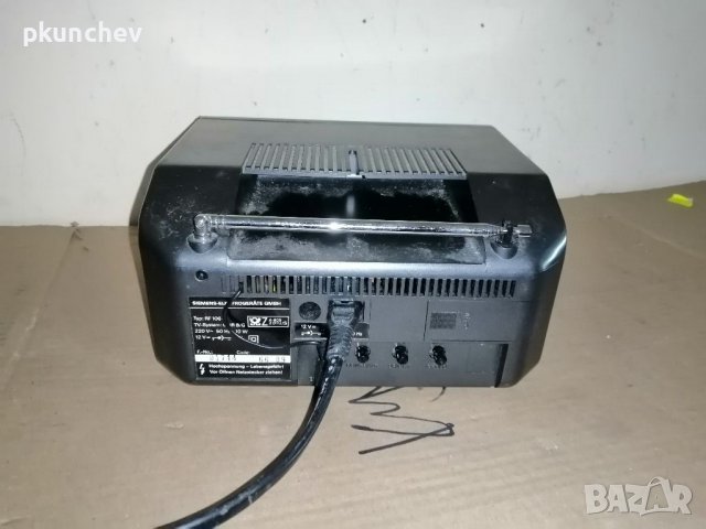 Радиочасовник с телевизор SIEMENS RF106, снимка 8 - Антикварни и старинни предмети - 38823382