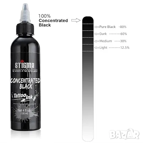 Мастило за татуиране Stigma 120ml, ink , мастило за татуси и вежди, снимка 4 - Други - 52197338