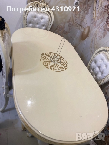 Маса и 6 Стола, снимка 2 - Столове - 52541023