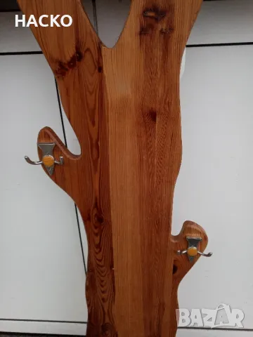 Дървена Закачалка (Ябълково Дърво) Ръчна Изработка, снимка 3 - Други стоки за дома - 47942685