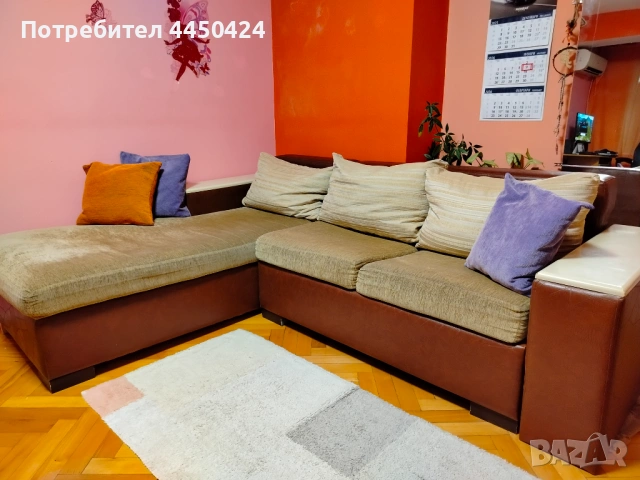 Продавам ъглов диван, снимка 3 - Дивани и мека мебел - 53061152