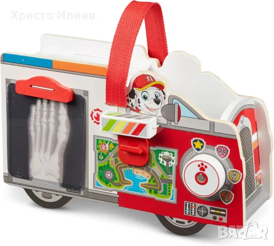 Докторски комплект Melissa and Doug Спасителното камионче Paw Patrol, снимка 6 - Образователни игри - 48390082