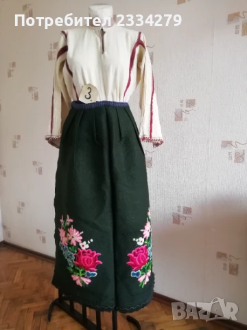 Стари носии от ТРОНСКИЯТ край. Пищимали и престилки. , снимка 7 - Антикварни и старинни предмети - 51000435