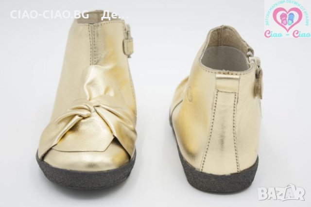 №22, Италиански Бебешки боти от Естествена кожа в златисто Falcotto by Naturino, снимка 5 - Бебешки боти и ботуши - 30853314