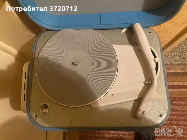 Старинен ретро грамофон, снимка 9 - Грамофони - 49263185