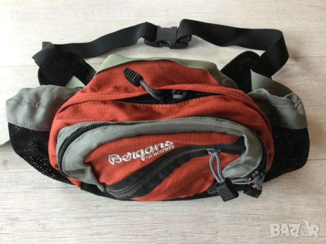 оригинална професионална мъжка чанта чантичка за кръста "банан" BERGANS OF NORWAY от Германия, снимка 3 - Спортна екипировка - 54052749