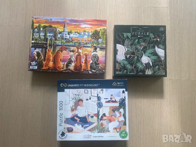 Пъзели 500, 1000 части Black Sea, Trefl, Interdruck