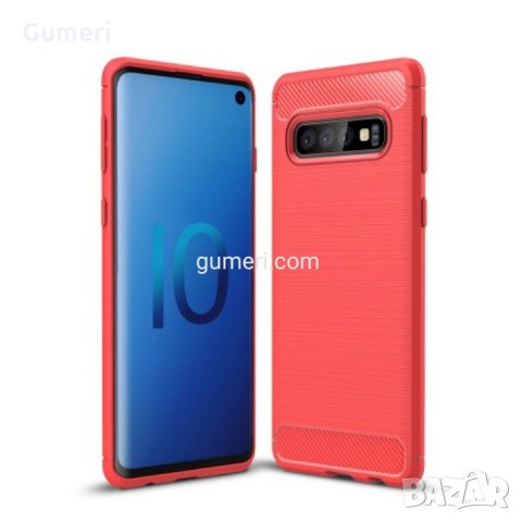 Samsung Galaxy S10 Карбонов удароустойчив гръб , снимка 5 - Калъфи, кейсове - 30563400