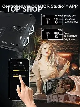 Видео светлина на камерата за DSLR, снимка 4 - Друга електроника - 48751780