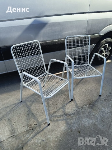 немски метални столове , снимка 2 - Столове - 54300092