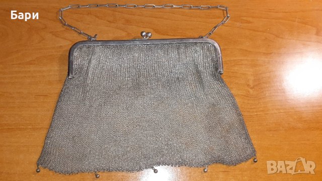 Антична викторианска дамска чанта,портмоне от 1900 г.