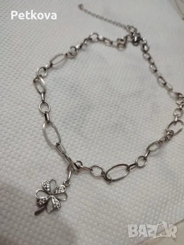 Дамско сребърно колие