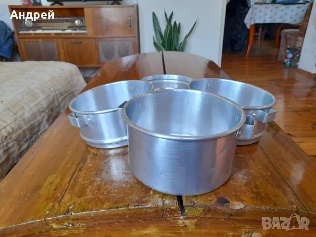 Стари алуминиеви съдове за храна, снимка 3 - Други ценни предмети - 47333721