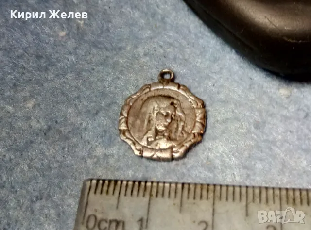 СТАРИННА РИМОКАТОЛИЧЕСКА СРЕБЪРНА ИКОНКА СРЕБРО ВИСОКА ПРОБА ХУДОЖЕСТВЕНА РЪЧНА ИЗРАБОТКА 47524, снимка 12 - Антикварни и старинни предмети - 49153920