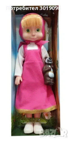 Голяма музикална детска кукла Маша от Маша и Мечокът, снимка 8 - Кукли - 47960476