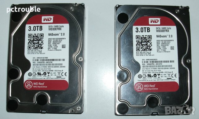 Твърд Диск Western Digital Red 3TB 3.5", снимка 1 - Твърди дискове - 40215988