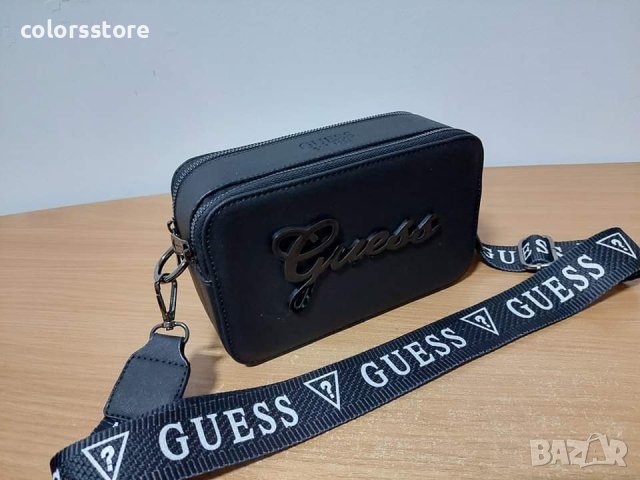 Луксозна Черна чанта  Guess/SG-E63, снимка 5 - Чанти - 42902055