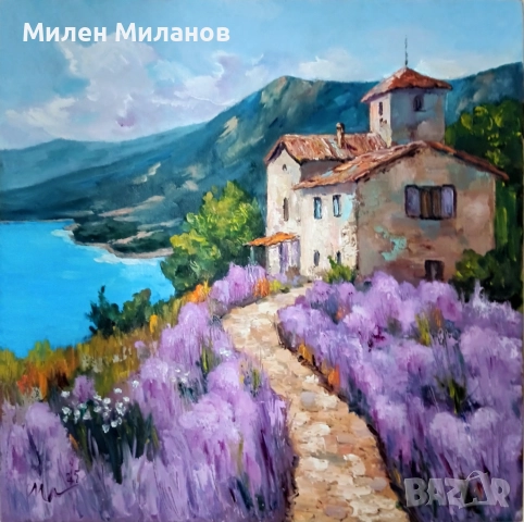 Картина рисувана с маслени бои 