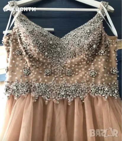 Рокля тип принцеса на TERANI COUTURE, снимка 3 - Рокли - 55771216