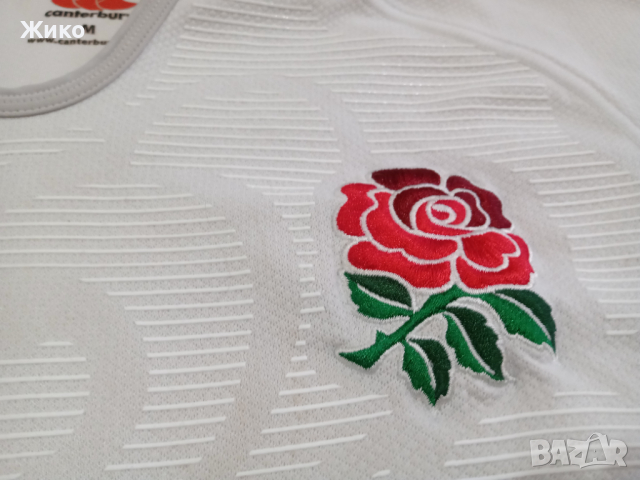 Англия ръгби оригинална фланелка Canterbury тениска, снимка 5 - Други спортове - 44919841