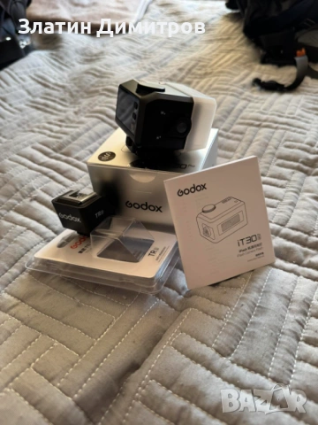 Светкавица Godox iT30 PRO за Sony (S) + накланящ се TTL адаптер., снимка 2 - Светкавици, студийно осветление - 54213149