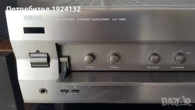 YAMAHA AX-492 мощен транзисторен усилвател, снимка 3 - Ресийвъри, усилватели, смесителни пултове - 52362380