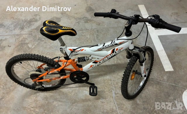 Велосипед 20", с преден и заден амортисьор, 6 скорости, снимка 2 - Велосипеди - 54119879