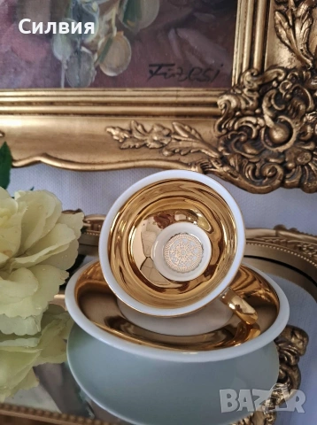 Малка чаша с чинийка , снимка 2 - Колекции - 54037914