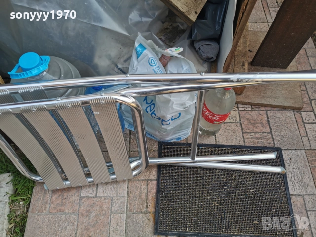 сгъваем стол-алуминиев от германия 1304261724LCHERY1, снимка 2 - Столове - 54181450