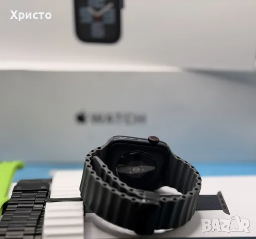 Смарт часовник Apple Watch SE 2nd Gen GPS + Cellular 44mm, Midnight Aluminum + каишки, снимка 8 - Смарт часовници - 56170661