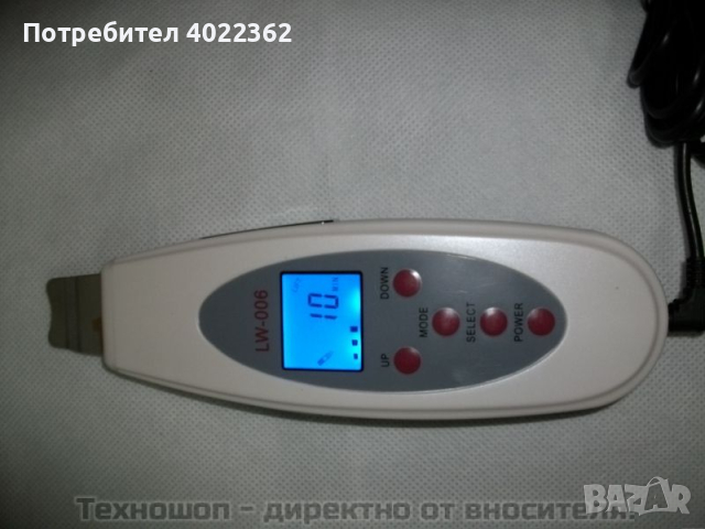 Ултразвукова шпатула (фриматор) с LCD дисплей за ултразвуков пилинг - TS0091, снимка 6 - Козметични уреди - 44664803