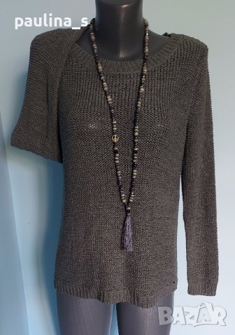 Памучен пуловер тип туника "Only" ® / голям размер , снимка 2 - Блузи с дълъг ръкав и пуловери - 42764862