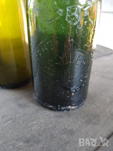 Стари бирени шишета 5 броя, снимка 3 - Антикварни и старинни предмети - 34157814