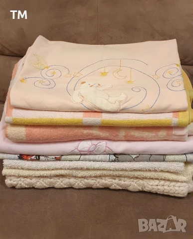 Детски/бебешки хавлии, одеяла, завивки, пелени, чаршаф, пиртбебе 
