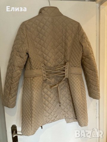 Зимна пухенка яке марково ново Patrizia Dini nude връзки тип корсет., снимка 7 - Якета - 31826084